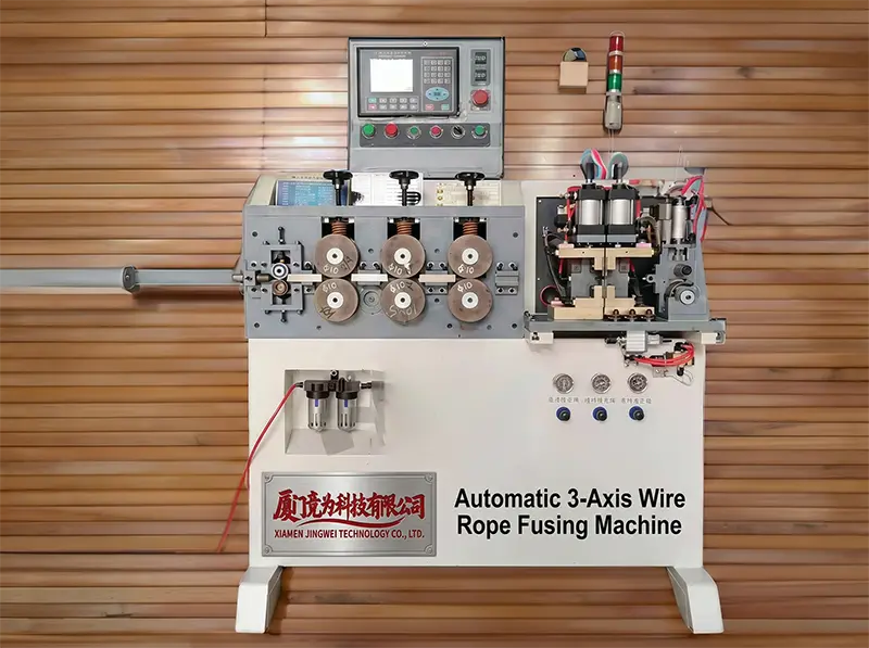 WPM-80SF: 3-Achsen Automatische Drahtseil-Schmelzmaschine für industrielle Kabelkonfektion