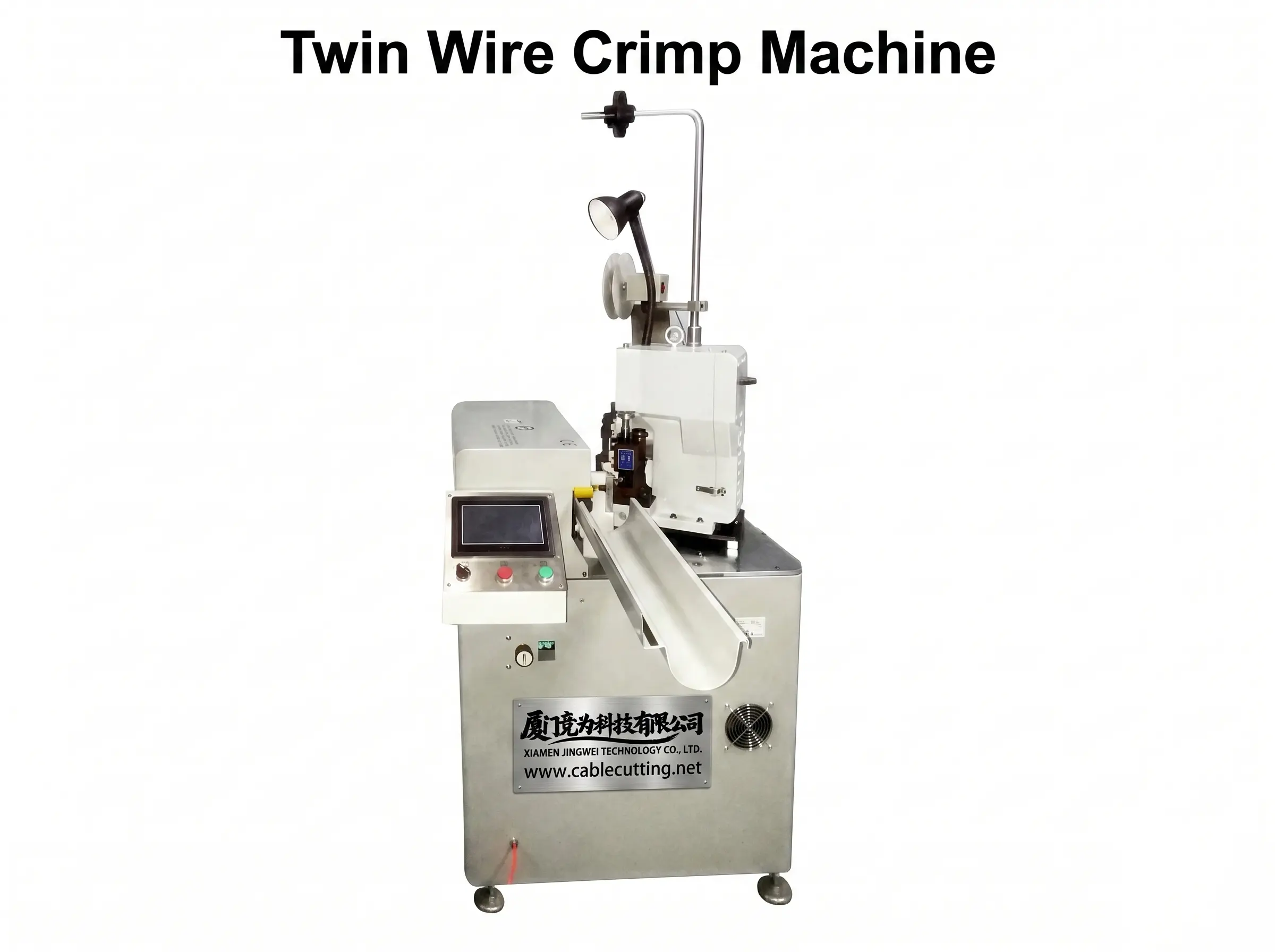 Automatische Doppeldraht-Crimp-Maschine von JINGWEI – Hochpräzise & Effizient
