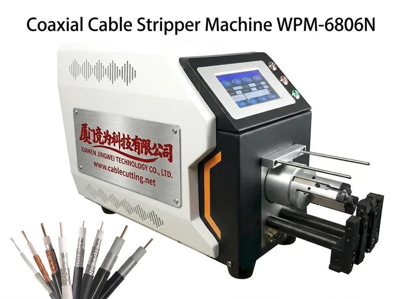 Präzise Koaxialkabel-Abisolier-Maschine WPM-6806N für die Automatisierung