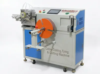 Automatische Kabelwickel-Binde-Mess-Schneidmaschine WPM-40-80 - Wickel- und Bindemaschine