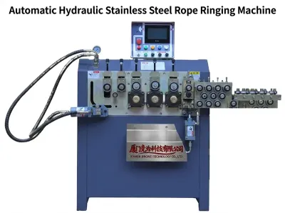 Automatische hydraulische Edelstahl-Seilringmaschine DQ2-8 - Trennmaschine