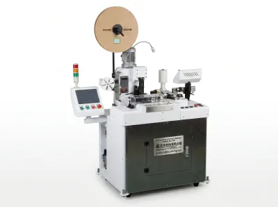 Automatische Drahtschneid-, Abisolier-, Crimp- und Verzinnungsmaschine WPM-109 Thumb