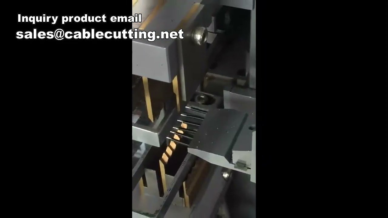 Vollautomatische Computer-Drahtverzinnungs-, Schneide- und Abisolieranlage – 5-Leiter Twist & Dip Tin