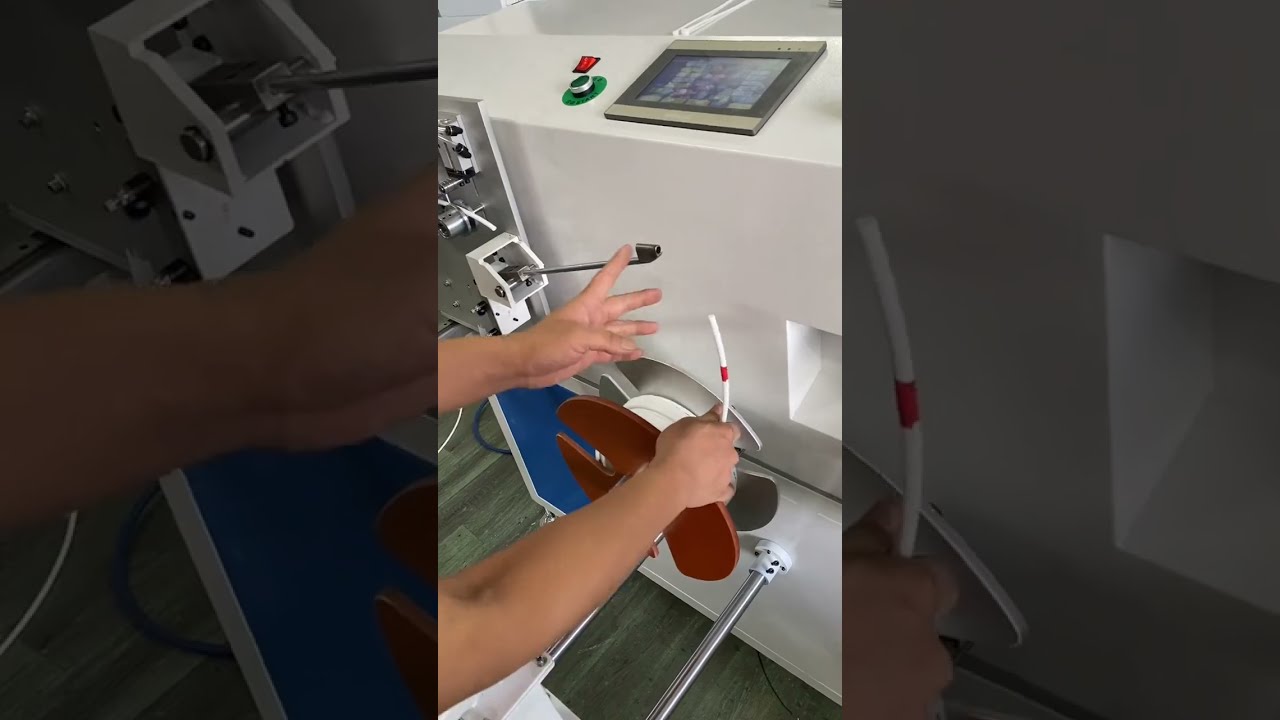 Automatische Wasserfilter-Schlauchmaschine: Meterzählen, Sortieren, Schneiden, Wickeln & Binden (1-15 mm)