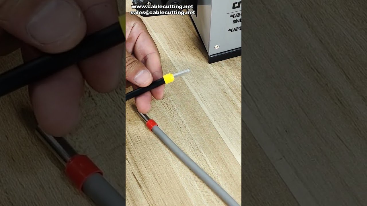 25M Pneumatischer Kabelcrimper – Vielseitiges Crimpen mit austauschbaren Matrizen