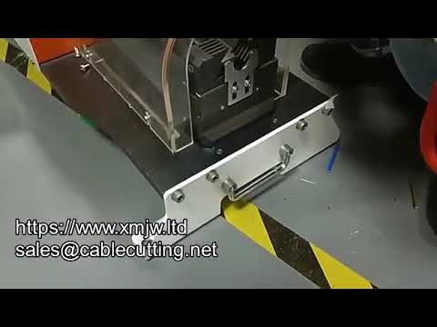 Hocheffiziente halbautomatische Kabelabisolier-Maschine für große Vierkantkabel – Rotationsabisolierer