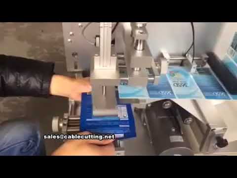 Manuelle Etikettiermaschine für Kunststoff-Flachbeutel