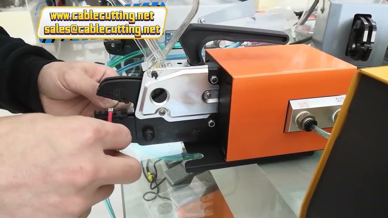 Pneumatische Aderendhülsen-Crimpmaschine – Halbautomatischer Kabelschuhcrimper mit kostenlosem Versand