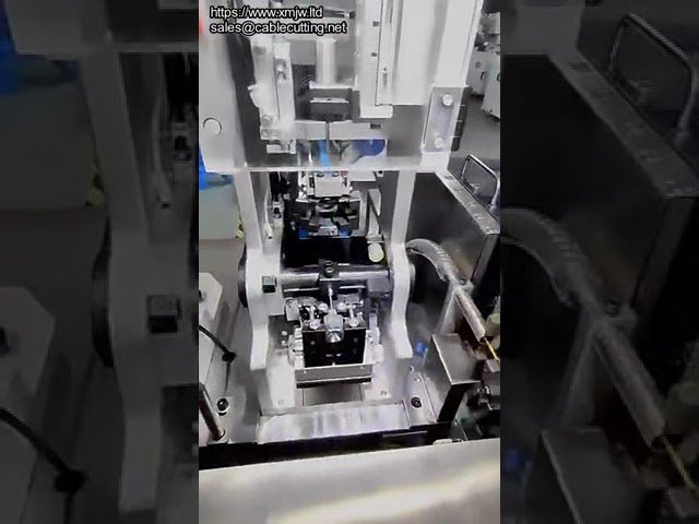 Automatische Doppelkopf-Crimp-Maschine für wasserdichte Steckverbinder | Effiziente Kabelkonfektionierung