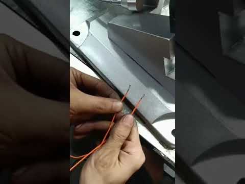 Automatische leise Crimp-Maschine 2T für Kupferbandklemmen – inkl. Form für Neonleuchten & Drahtkern