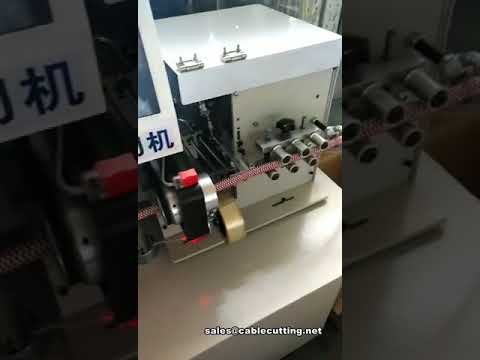 Automatische Kabelbaum-Abklebmaschine mit Schneidfunktion – Effiziente Fertigungsautomation
