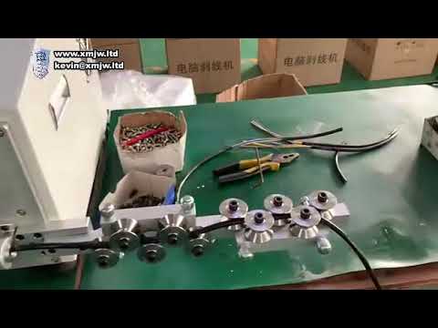 Hochpräzise automatische 35 mm² Drahtabisolier- und Schneidemaschine für die Kabelfertigung