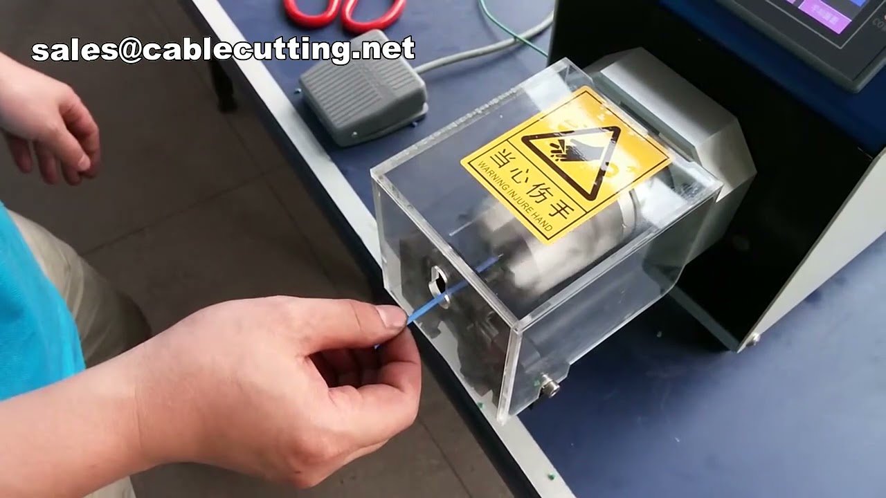 Automatische Kabelabisolier-Maschine – Industrielle Präzision