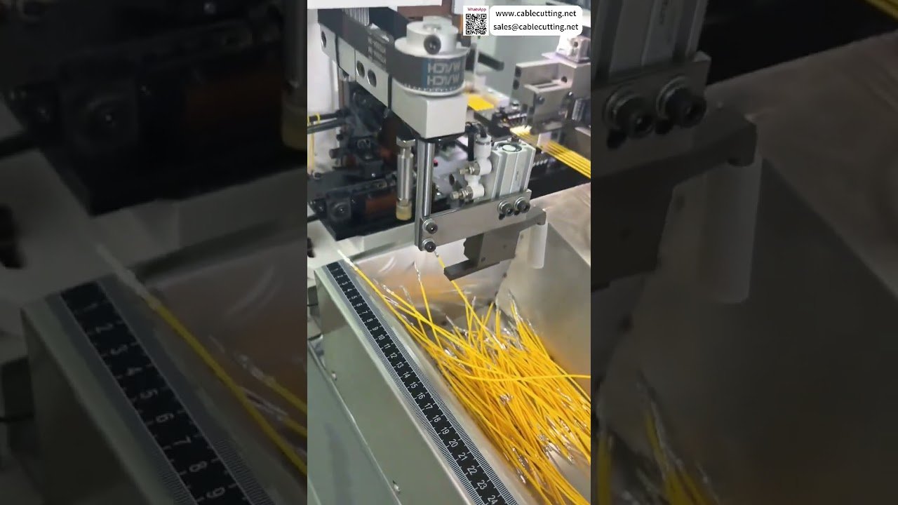 Professionelle 5-Draht-Doppelkopf-Terminalmaschine für kundenspezifische Kabelfertigung mit hoher Produktionsleistung