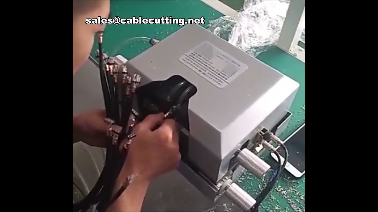 Spezialisierte Doppel-Parallel-Abisolierungsmaschine für mehrkernige Kabel – Kabelschwanzverarbeitung