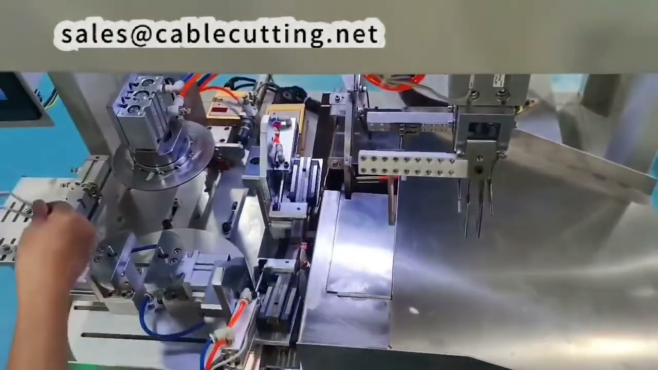 Automatische Stromkabel-Aufwickel- und Silikonring-Einsetzmaschine – Effiziente Produktionsautomatisierung