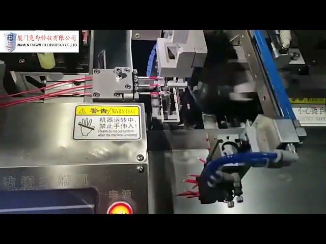 Drahtverarbeitungsmaschine: Schneiden, Abisolieren, Verdrillen, Crimpen und Verzinnen – Automatisierte Lösung