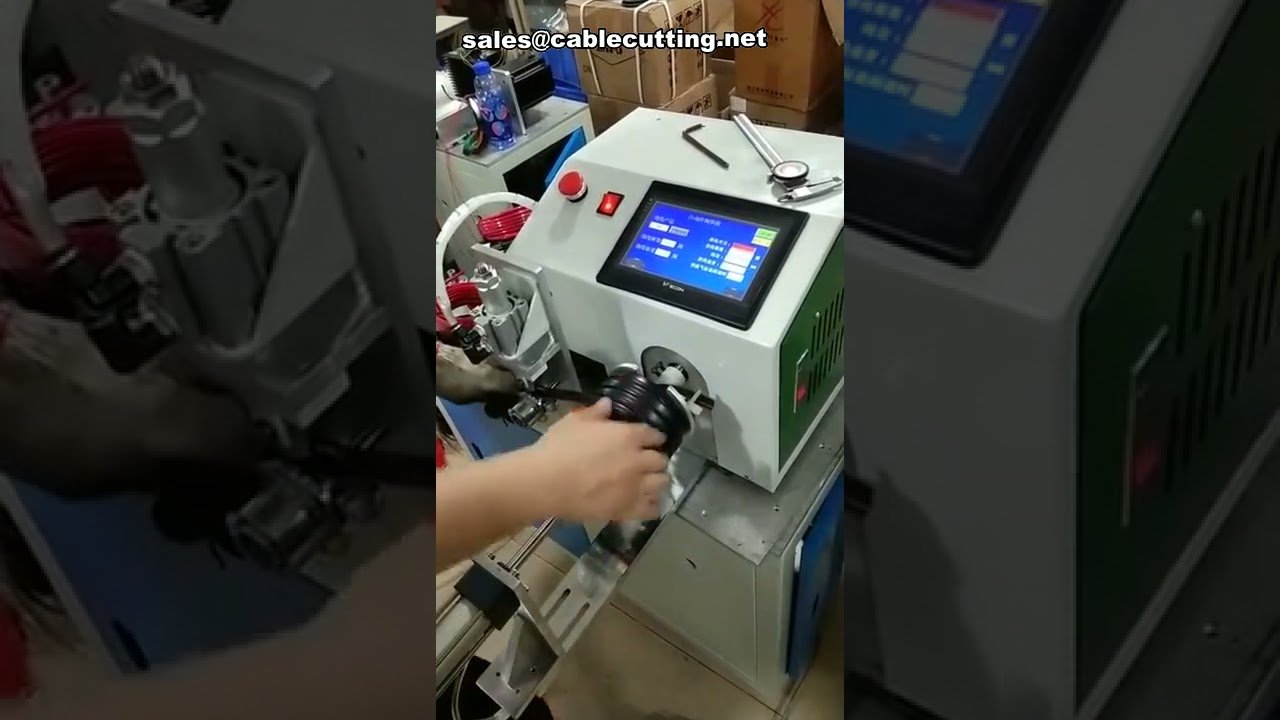 Präzise Kabelwickelmaschine – Automatische Drahtspulung & Metering