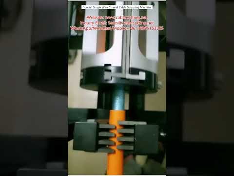 Hochpräzise Einzelader-Koaxialkabel-Abisolier-Maschine für die Automatisierung