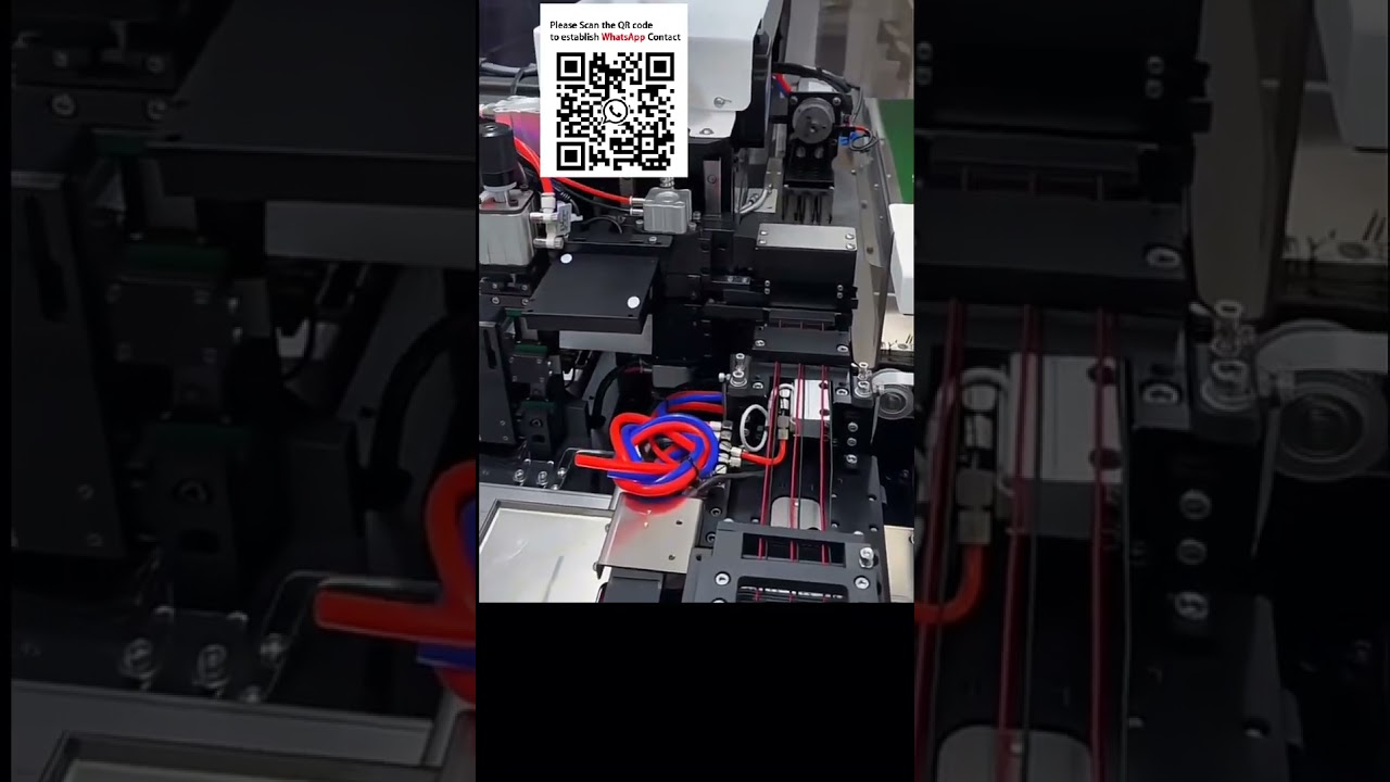 Automatischer Einzeldraht-Prozessor: Schneiden, Abisolieren, Crimpen, Gehäuse einstecken & Verdrillen