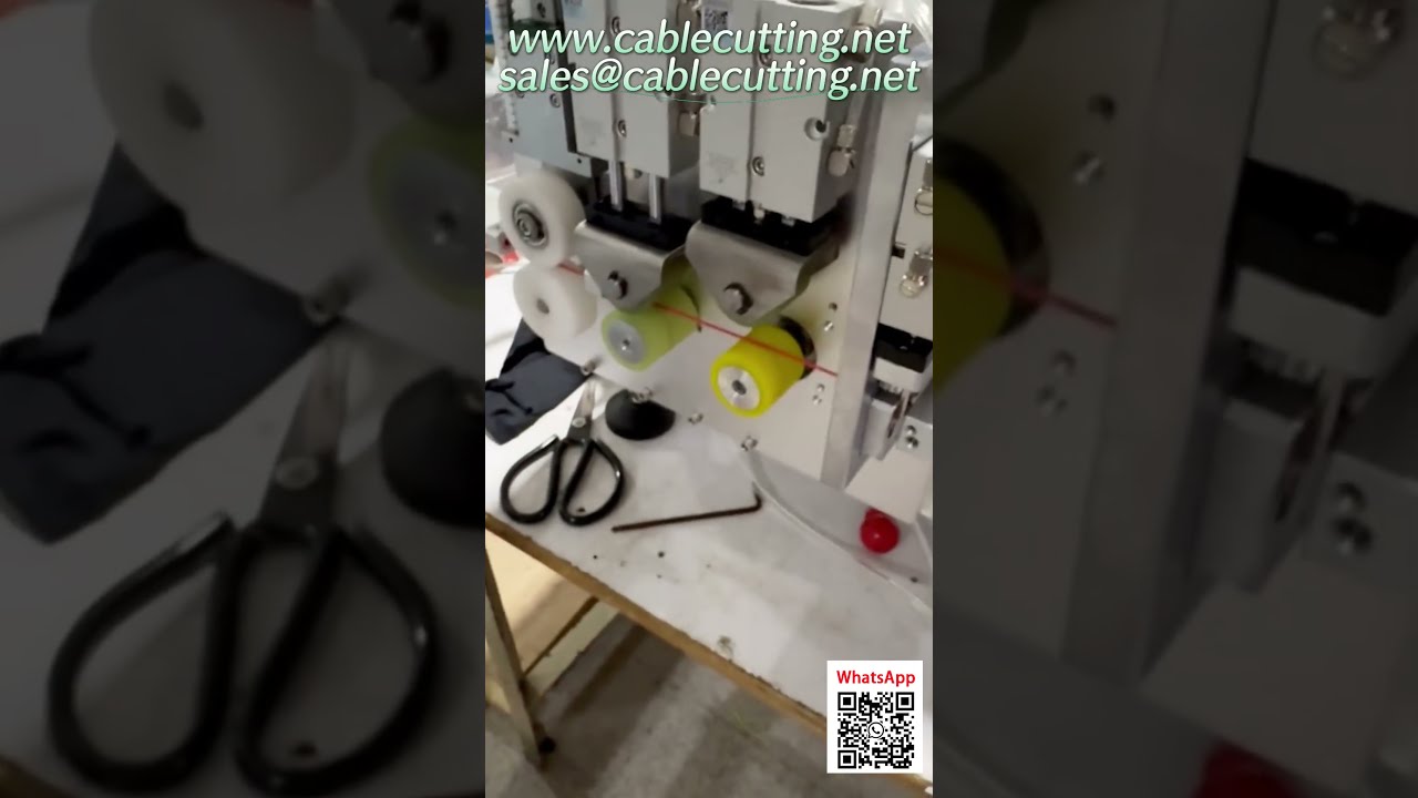 Automatische Spulmaschine für Trimmerfaden – Abwicklung, Metering, Verlegung & Schneiden