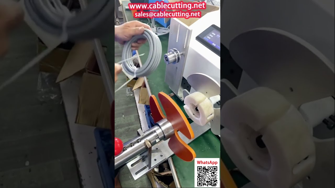 Automatische Drahtwickelmaschine mit präziser Ausrichtung – Fadenanfang und -ende sicher fixiert