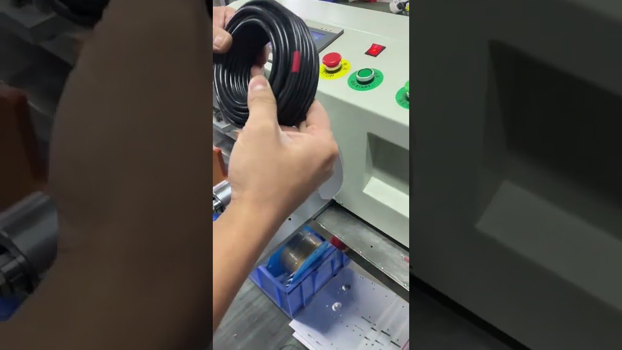 Ihr Helfer für Kabelbaum-Messung und -Aufwicklung #Maschine #KabelabisolierMaschine #Fabrik