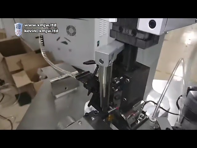 Flachkabel-Crimp-Maschine mit DC-Anschluss – Automatische Verarbeitung einseitiger Kabelenden
