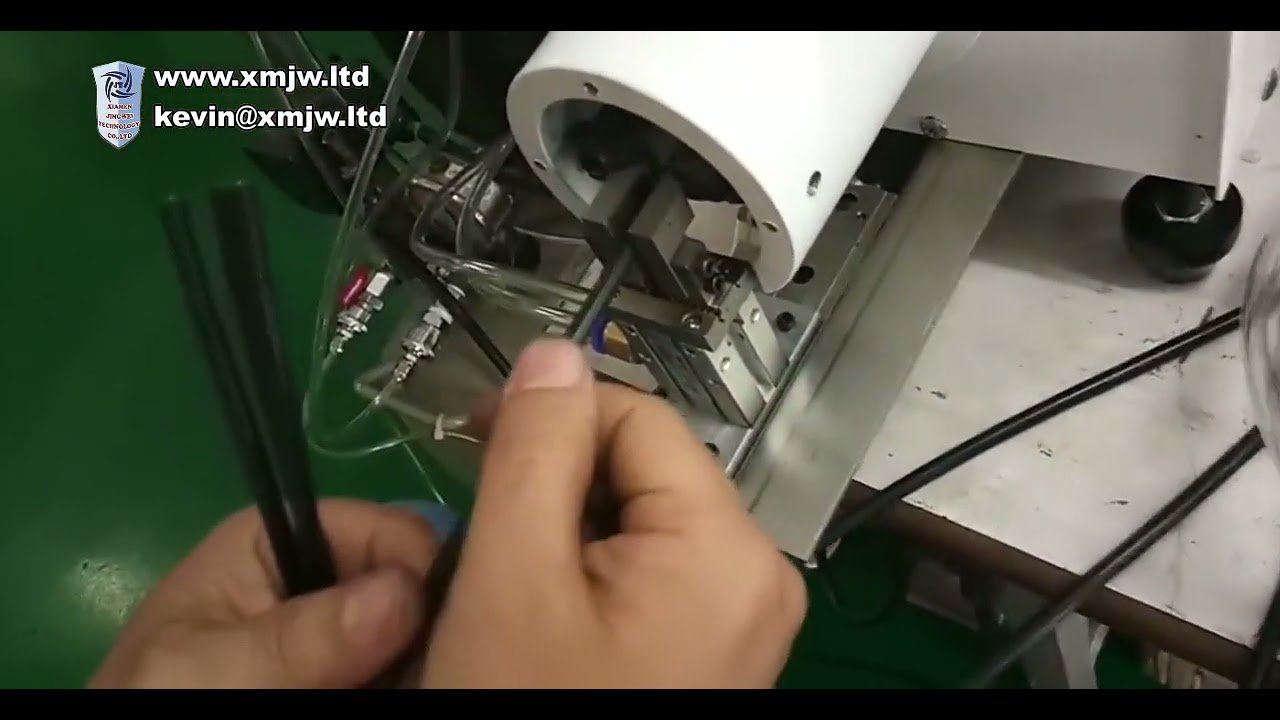 Automatische Drahtschneide- und Crimpmaschine | Abisolieren & Verdrillen in einem Gerät