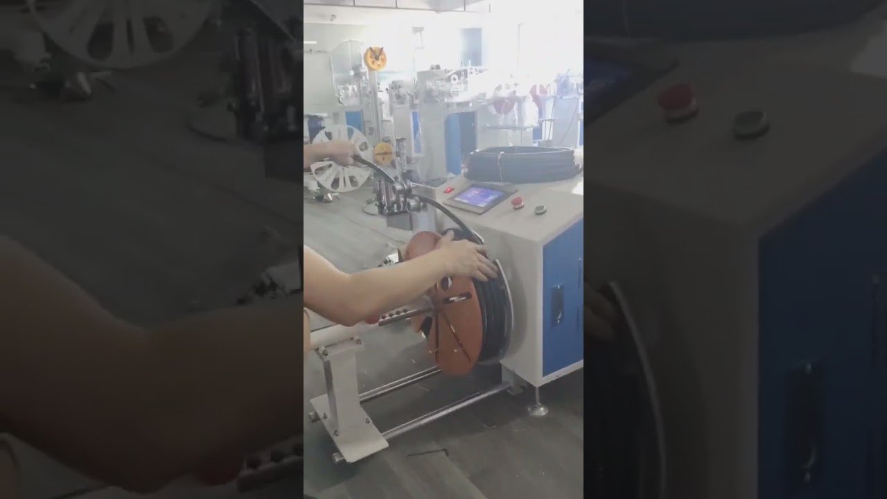 Automatische Kabelwickelmaschine WPM-2024L – präzise Wicklung & Ablage