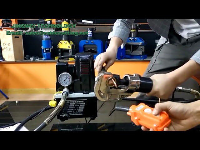 Tragbare elektrische Hydraulikpumpe für Spaltkeile und Wagenheber | Industrielle Zangenpumpe