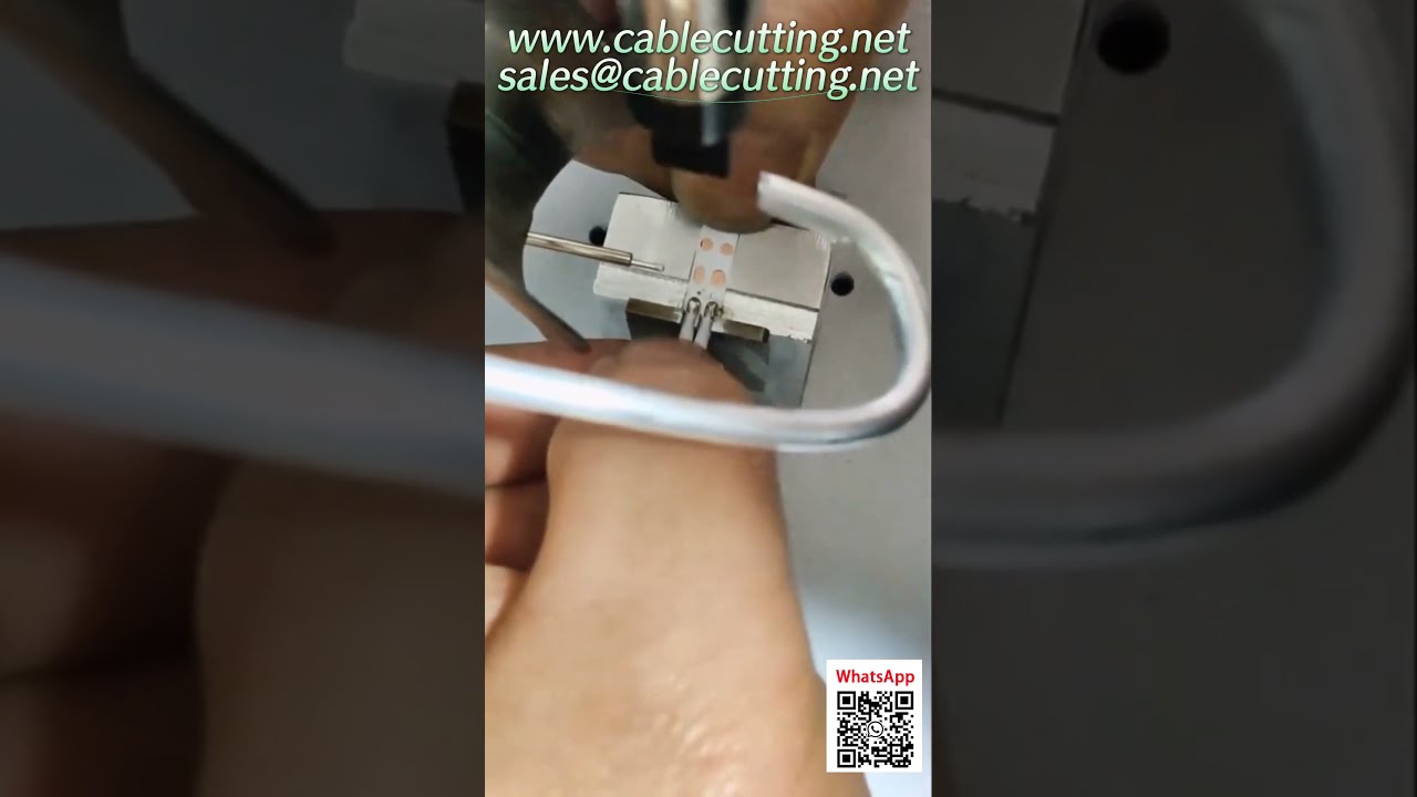 Halbautomatische LED-Schweißmaschine – Punktschweißen & Kabelverarbeitung