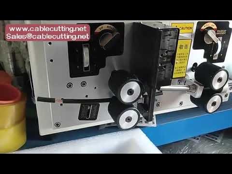 Maßgeschneiderte Kabelabisolier- und Schneidemaschine für 0,4–5 mm²
