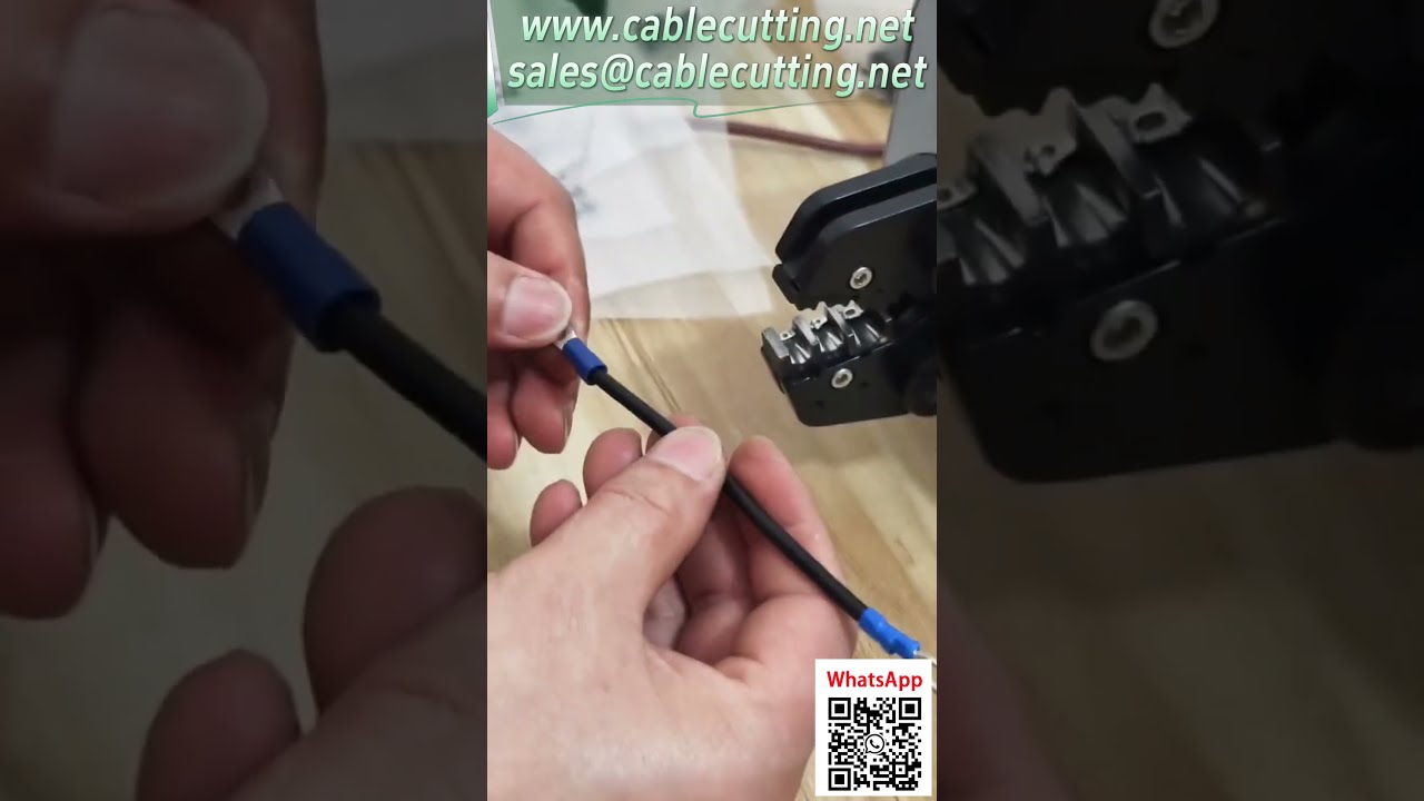 Pneumatische Kabelschuh-Crimp-Maschine | Schneller Werkzeugwechsel für 0,25–16 mm² | Automatisierung
