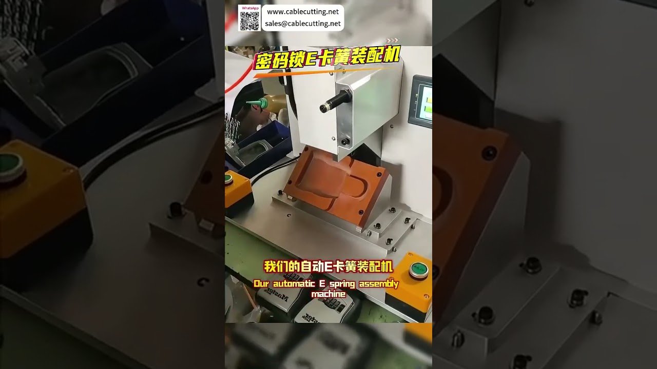 Präzisionsmaschine zur Montage von E-Ringen für Zahlenschlösser – Maßgeschneiderte automatisierte Fertigungslinie