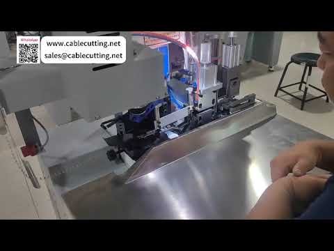 Integrierte Flachbandkabel-Splitt-, Abisolier- und Crimp-Maschine – Einfach konfigurierbar