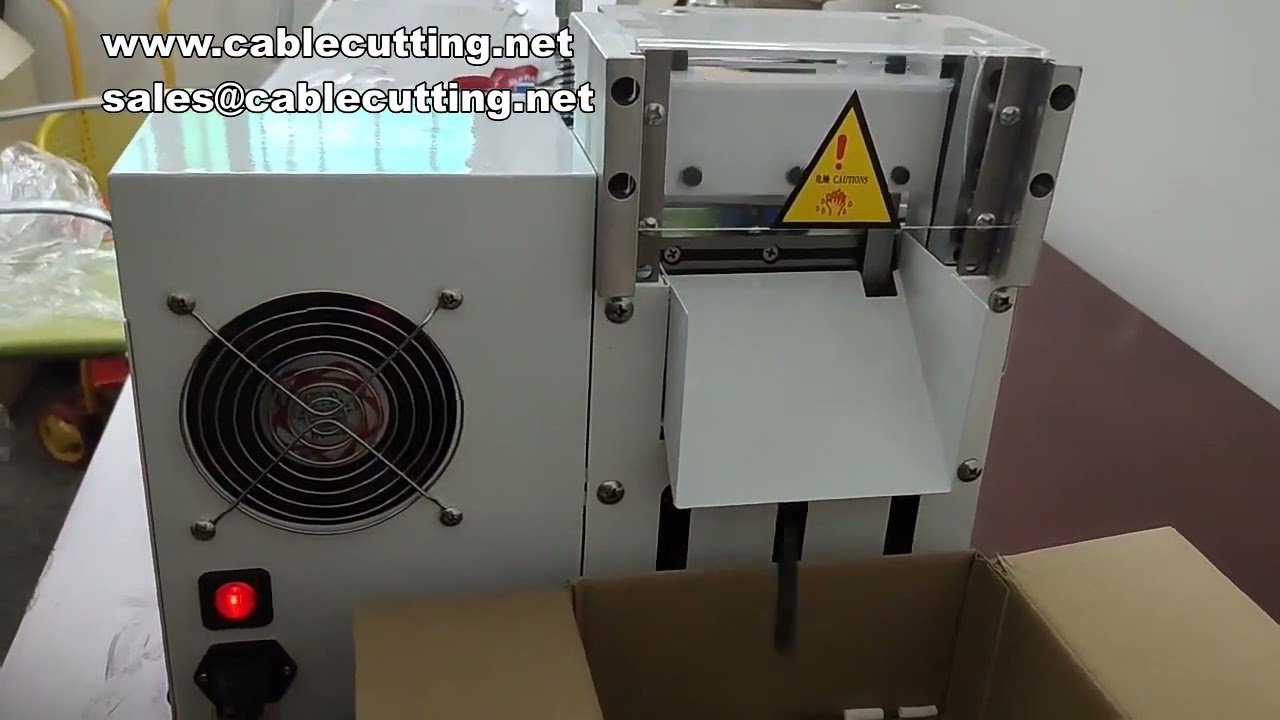 Schrumpfschlauch-Schneidemaschine | PVC-isolierte Schlauch-Schneidemaschine | Gelbwachs- & Glasfaserschlauch-Schneider