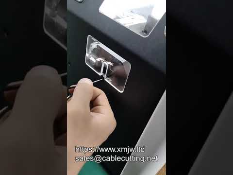 Präzisions-Abisolier- und Crimpmaschine für Aderendhülsen 0,5–2,5 mm²