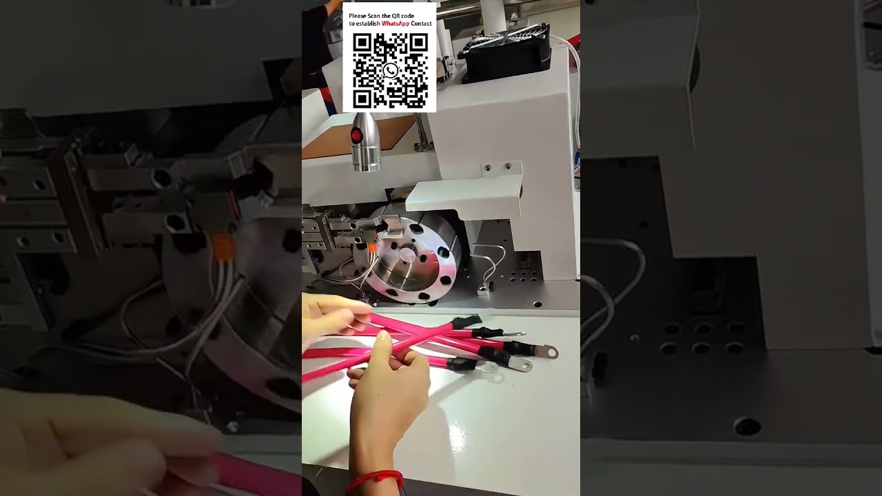Halbautomatische Schrumpfschlauch-Montagemaschine für große Kabel | Anpassbar
