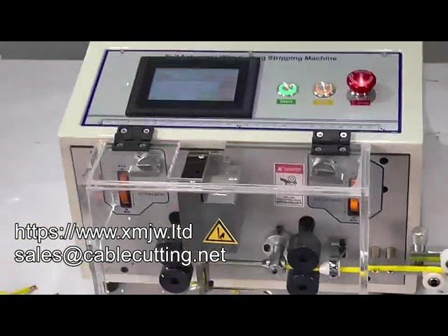 WPM 02f: Automatische Drahtschneide- und Abisoliermaschine für effiziente Kabelbearbeitung