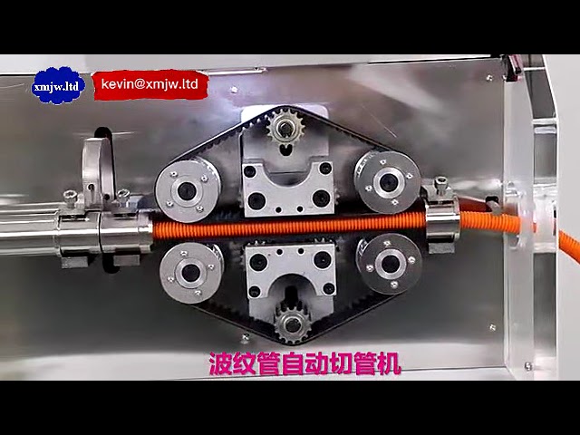 Automatische Wellrohr-Schneidemaschine mit Zuführung | Präzise & Hochgeschwindigkeit