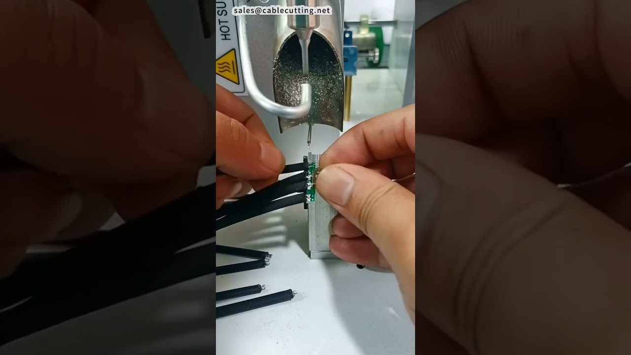 Halbautomatische Lötmaschine für präzises Power-Bank-Abzweigschweißen