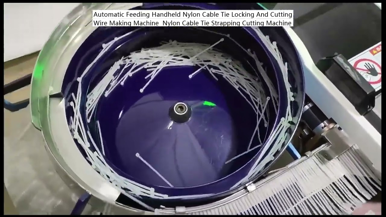 Automatische Nylon-Kabelbinder-Maschine (Handheld) – Zuführung, Verriegelung & Schneiden