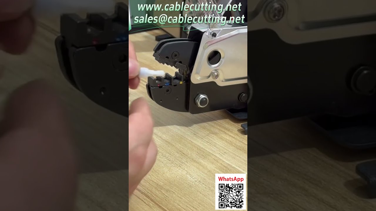 Pneumatischer Kabelcrimp-Automat | Schnellverbinder & Presskappen – Vorführung
