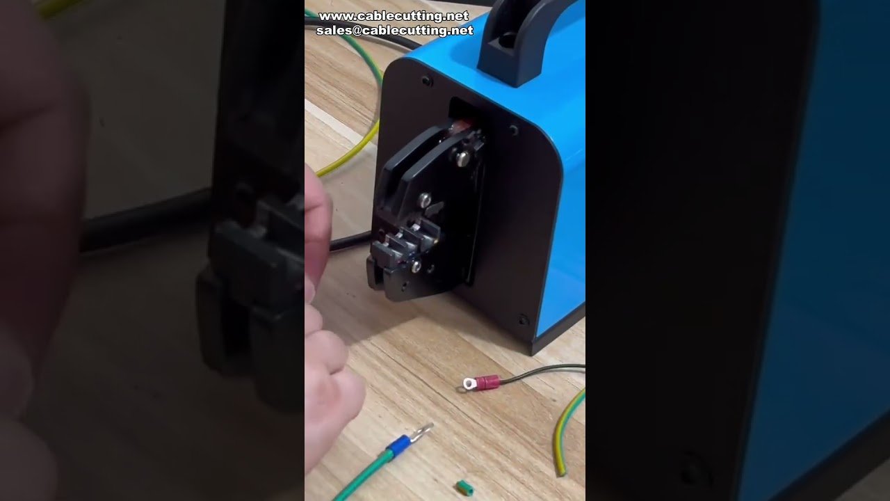 16M pneumatische Anschluss-Crimpmaschine mit vertikalem Design – einfache Bedienung