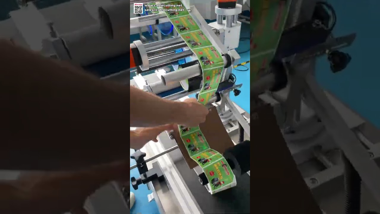 Automatische Etikettiermaschine für Kartons & Schachteln | Flachflächen-Aufkleber-Applikator für Verpackungslinien