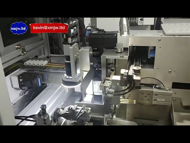 Vollautomatische Doppelend-Crimp- und Kontaktgehäuse-Einsetzmaschine