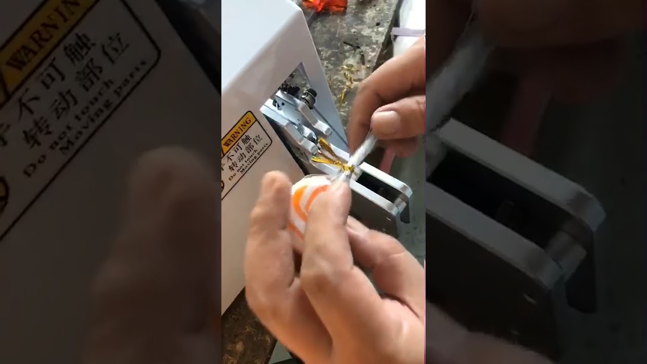 Golddraht-Verschlussmaschine für Plastiktüten – Effiziente Verpackungsautomation
