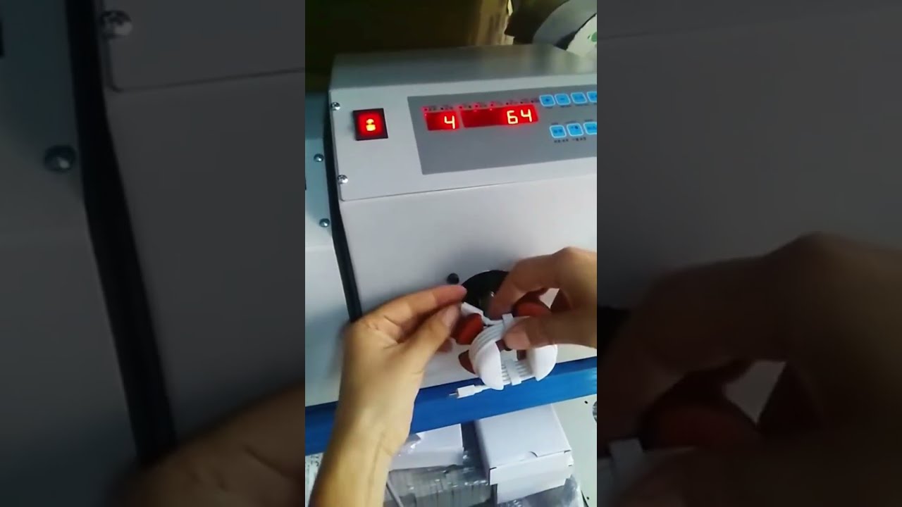 Arbeitsvideo: Sortier- und Wickelmaschine für Kabelverarbeitung | Echtaufnahme #Maschine #Kabelabisolierer