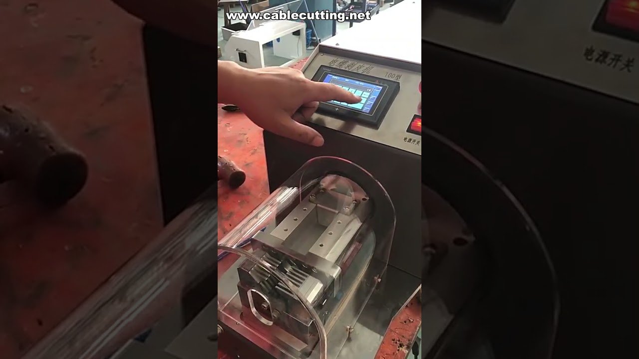 Leistungsstarke Kabelabisolier- & Schälmaschine für große Kabelquerschnitte